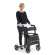 Multimotion Rollator dubbel opvouwbaar - Rood