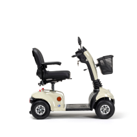 Vermeiren Eris kompakter Mobilitätsroller in hellem Elfenbein (Beige)