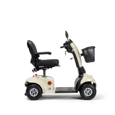 Vermeiren Eris kompakter Mobilitätsroller in hellem Elfenbein (Beige)