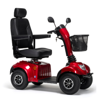 Vermeiren Ceres SE Kompakter scooter Rot