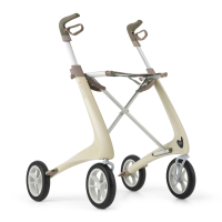 byACRE Carbon Ultralight Rollator met weekendtas - Wit L