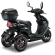 IVA T3 2.0 – Stijlvolle en Veilige Elektrische Driewielscooter 30 km\/u - Zwart