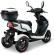 IVA T3 2.0 – Stijlvolle en Veilige Elektrische Driewielscooter 30 km\/u - Wit