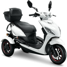IVA T3 2.0 – Stijlvolle en Veilige Elektrische Driewielscooter 30 km\/u - Wit