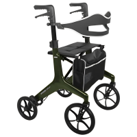 Drive AeroWalk Carbon Rollator - Lichtgewicht 4,6 kg - Groen