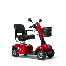 Vermeiren Eris Compact Mobility Scooter Red