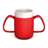 Ornamin Conische ergobeker 160ml - Rood