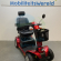 Scootmobiel Pride Royal 20 rood gebruikt