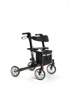 Rollator Vermeiren Quava lichtgewicht carbon grijs