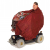 Rain poncho scooter Drive color red
