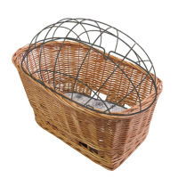 Basil Pasja Hondenfietsmand 45 cm + Draadkoepel – Set