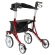 Rollator MultiMotion Cruiser rood