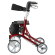 Rollator MultiMotion Cruiser rood