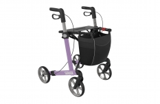 Rollator lichtgewicht Server Comfort Large lila gratis rugband