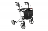 Rollator lichtgewicht Server Comfort Large wit met gratis rugband