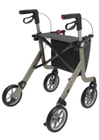 Rollator lichtgewicht Streamer 6,1 kg champagne met rugband