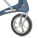 byACRE Carbon Ultralight Rollator met weekendtas - Blauw L