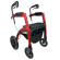 Rollz Motion Performance rollator en rolstoel - Rood M