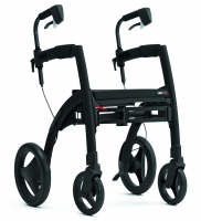 Rollz Motion 2.1 matt zwart rollator rolstoel