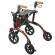 Saljol Allround Rollator - Barolo Red M