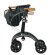 Saljol Carbon Rollator - Matt Black M