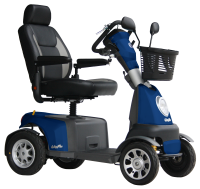 Scootmobiel Excel Galaxy Plus 4 Dark Blue