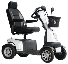 Scootmobiel Excel Galaxy Plus 4, Salt White