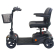 Scootmobiel opvouwbaar Drive ST3D Crow met vering antraciet