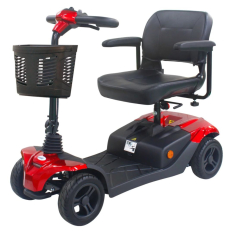 Scootmobiel opvouwbaar Drive ST3D Crow met vering - Rood