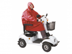 Rain jacket for scooter or rollator Drive