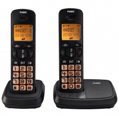 senioren DECT telefoon DUO antraciet