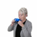 Drinkbeker met deksel handycup blauw Henro-tek