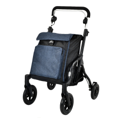 MultiMotion Rollator Shopper - Einkaufsrollator - Denim\/Schwarz