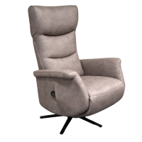 Sta-Op en Relaxfauteuil Veneto - Grijs Stof