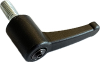 Höhenverstellknopf Rollz Motion mit schwarzen Griffen