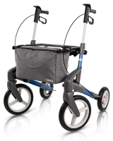 Rollator Topro Olympos ATR M blauw profiel banden