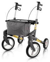 Rollator Topro Olympos ATR M geel profiel banden