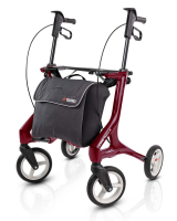 Carbon Rollator Topro Pegasus rood