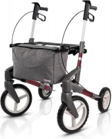 Rollator Topro Olympos ATR Slim M rood profiel bande