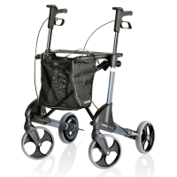 TOPRO Troja Neuro Rollator - Donkergrijs M (parkinson rollator)