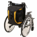 Torba Go luxe rugzak voor rolstoel en scootmobiel zwart geel