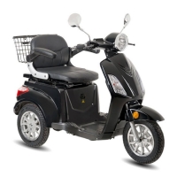 Scootmobiel 3 wieler Tres nieuw zwart