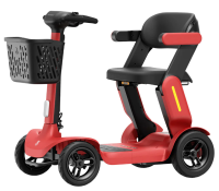 Paiseec S3 Rood lichtgewicht opvouwbare scootmobiel