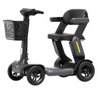 Paiseec S3 Antraciet lichtgewicht opvouwbare scootmobiel