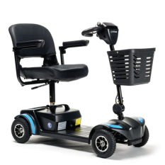 Vermeiren One Air+ Spring Demontabele Scootmobiel - Zwart 8 km\/u