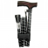Cane with Wooden Grip Drive black twist