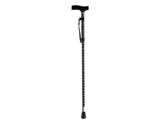 Cane with Wooden Grip Drive black twist