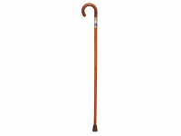 Wooden Cane with Crook handle Drive\t- plaid