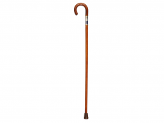 Wooden Cane with Crook handle Drive\t- plaid