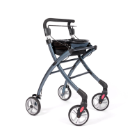 WheelzAhead INDOOR 2.0 – Binnen Rollator met Tas & Dienblad - Blauw